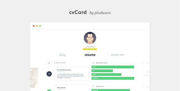 cvCard WP