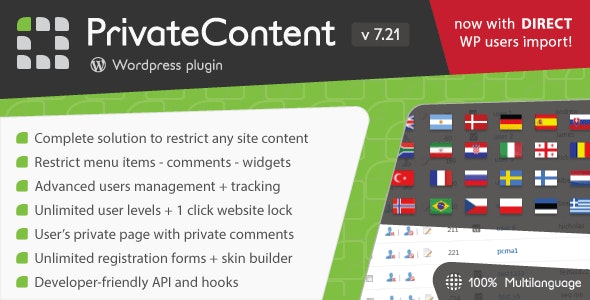 PrivateContent - Multilevel Content Plugin