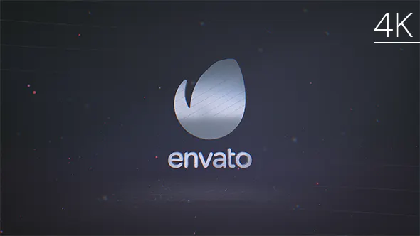 3D Metal Elegant Shatter Logo