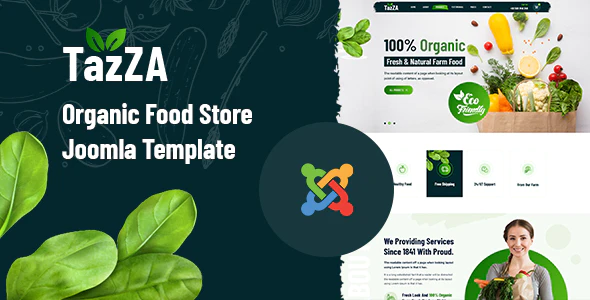 TazZA - Organic Food Store Joomla Template