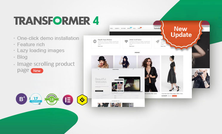 Transformer PrestaShop Theme