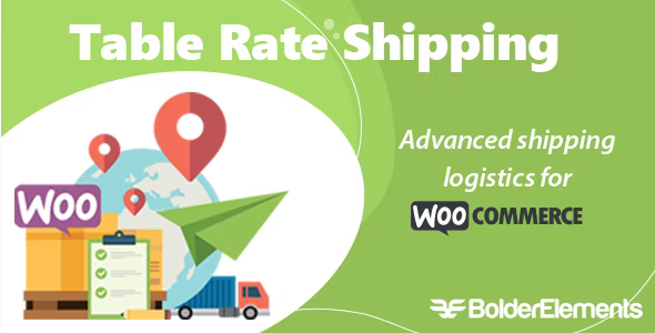 Table Rate Shipping