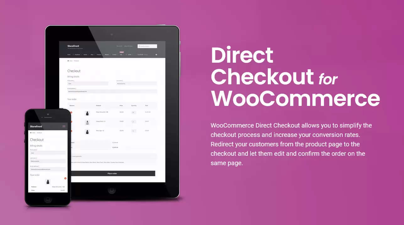 WooCommerce Direct Checkout PRO