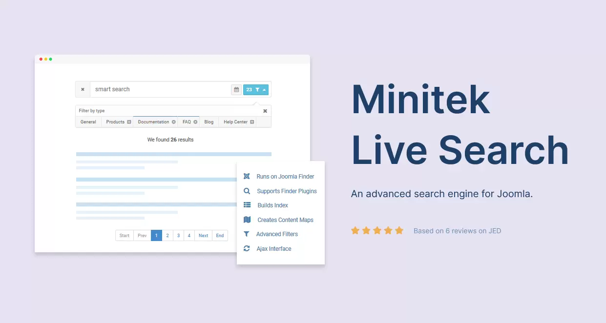 Minitek Live Search