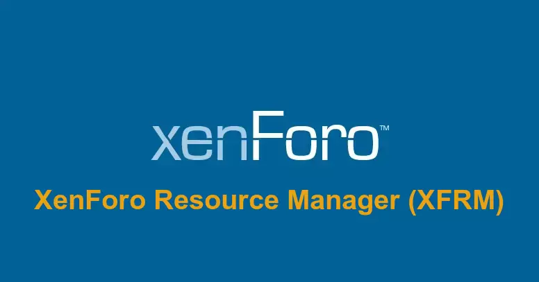 Xenforo Resource Manager