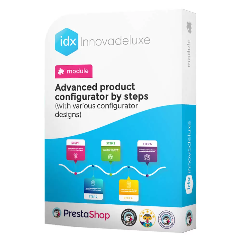 Advanced product configurator by steps