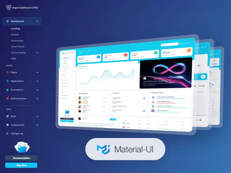 Argon Dashboard 2 PRO MUI