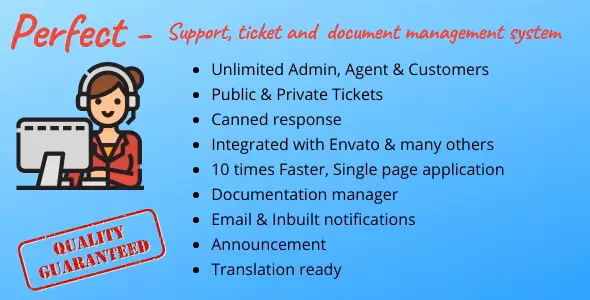 Perfect Support ticketing & document management system