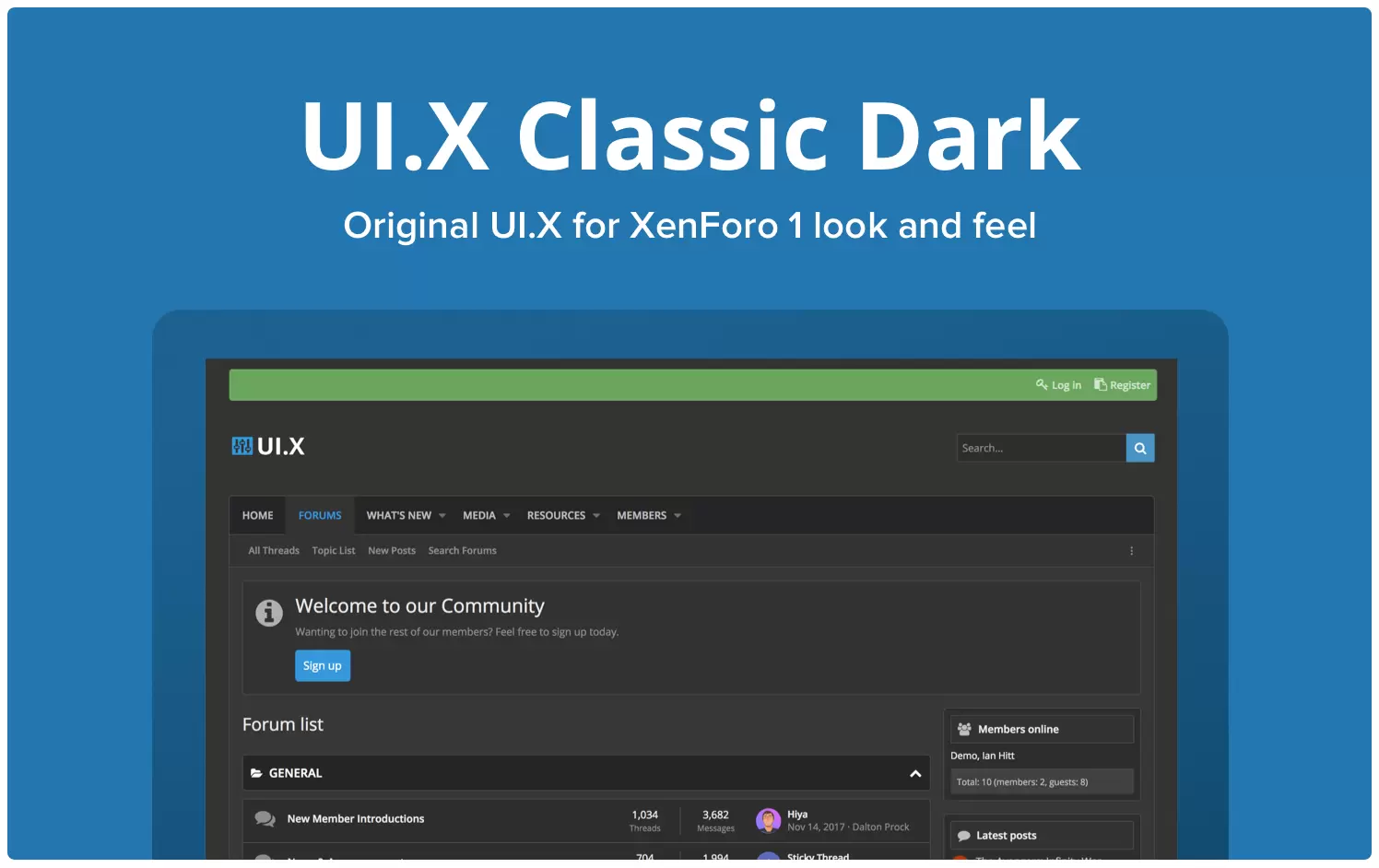 [TH] UI.X Classic Dark