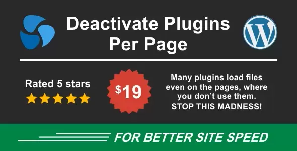 Deactivate Plugins Per Page