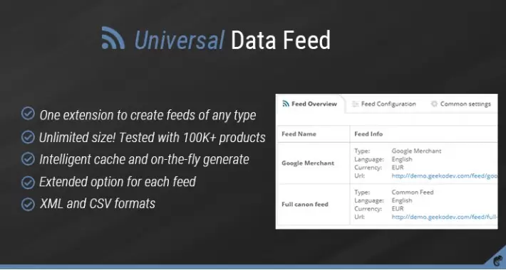 Universal Data Feed