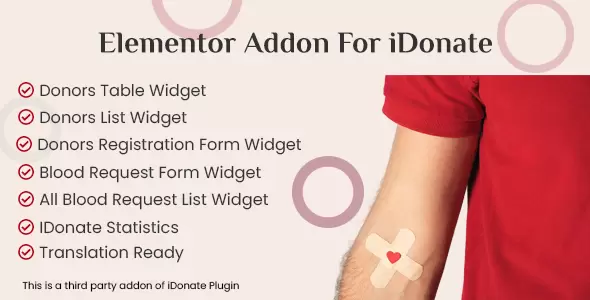 Elementor Addon for IDonatePro