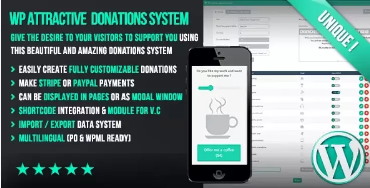 WP Attractive Donations System