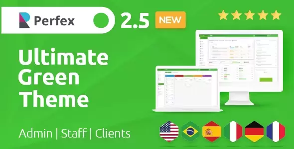 Ultimate Green Theme - Perfex Theme CRM