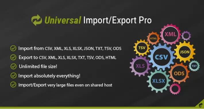 Universal Import/Export Pro