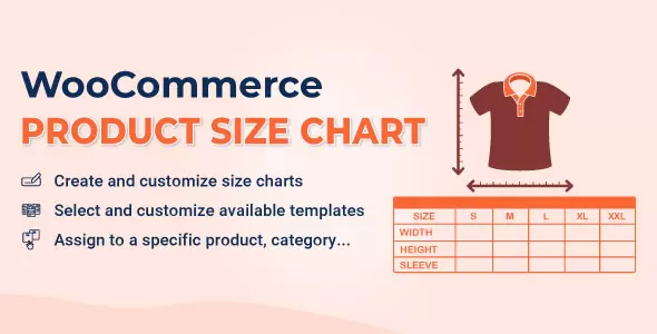 WooCommerce Product Size Chart