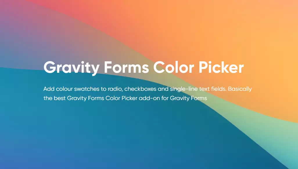 Gravity Forms Color Picker