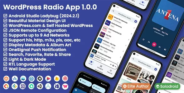 WordPress Radio App