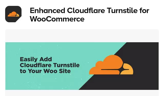 Enhanced Cloudflare Turnstile for WooCommerce