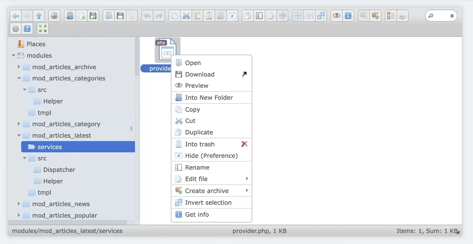 JMP File Manager