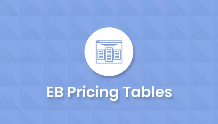EB Pricing Tables