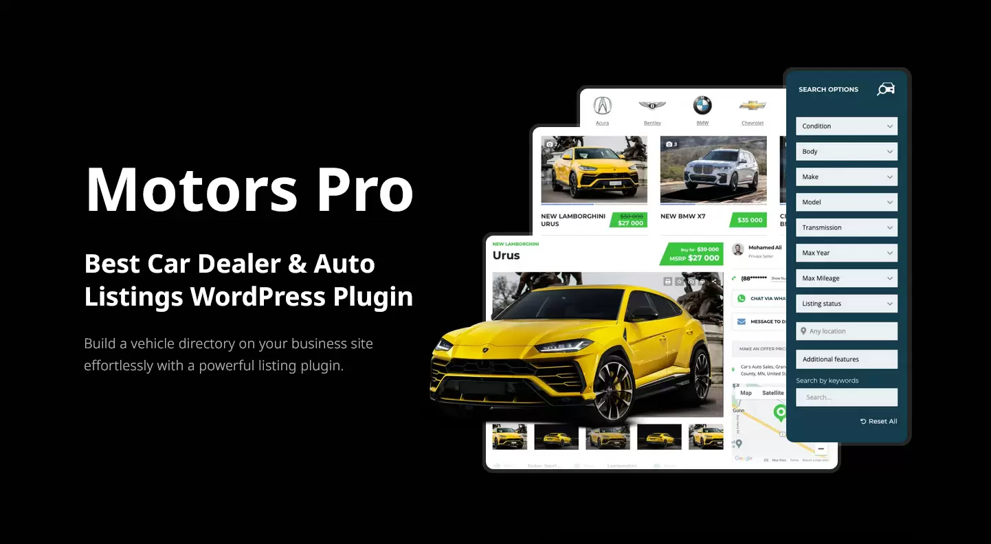 Motors Pro Plugin