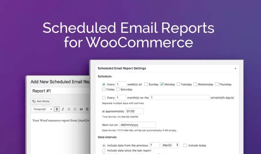 Scheduled Email Reports for WooCommerce