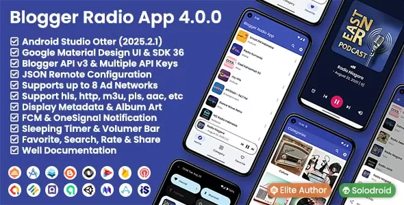 Blogger Radio App