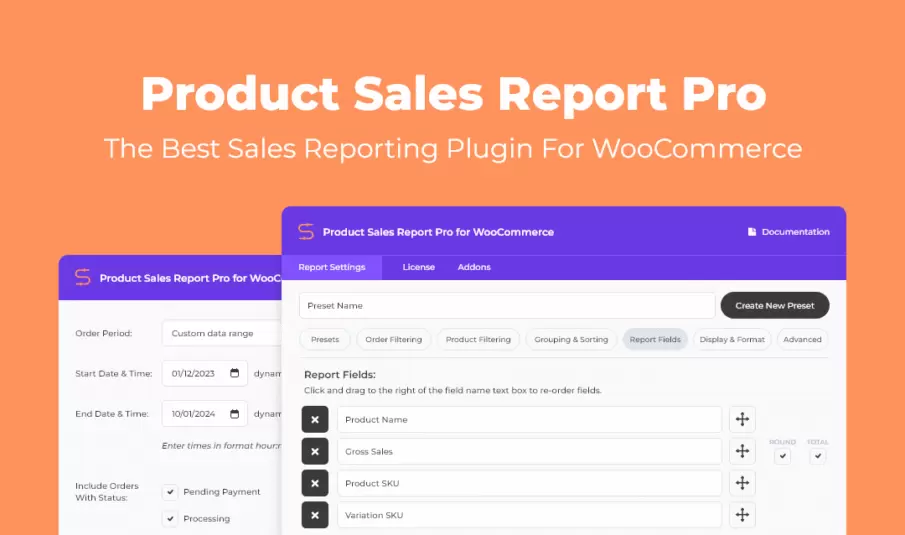 Product Sales Report Pro for WooCommerce