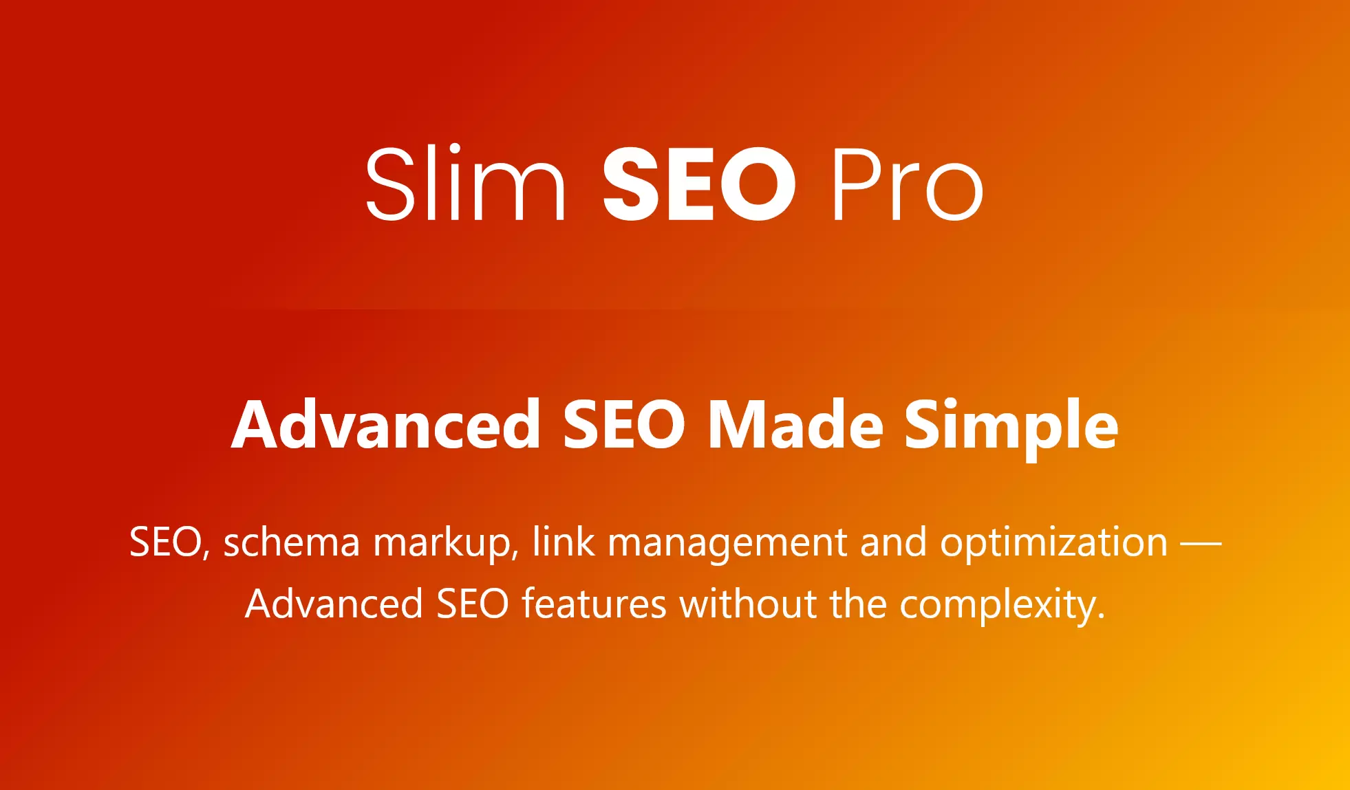 Slim SEO Pro