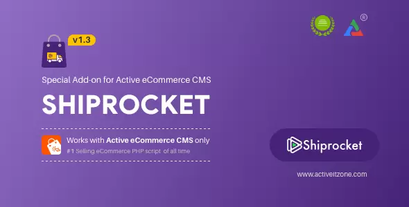 Active eCommerce Shiprocket Add-on